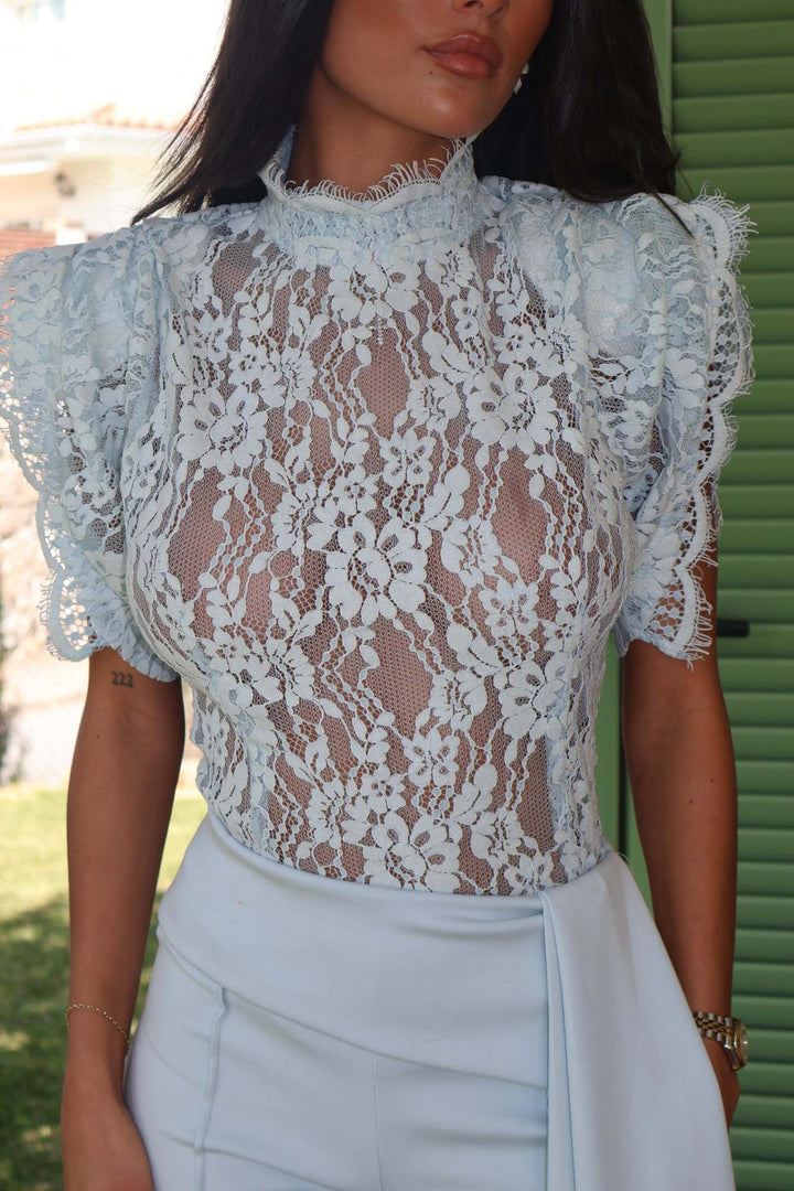 Damer Elegant Flared-byxor med sidodraperingseffekt Mirla-Eva Jonsson
