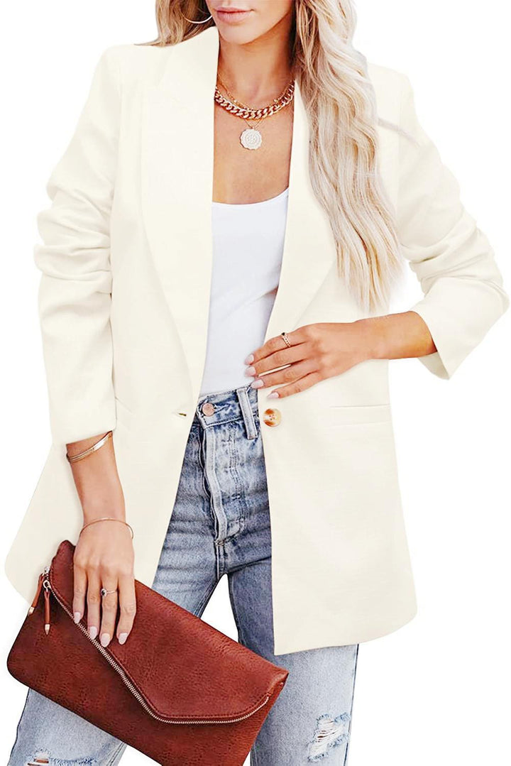 Damer Elegant Fritidsblazer med Avslappnad Snitt och Två Fickor Mirla-Eva Jonsson