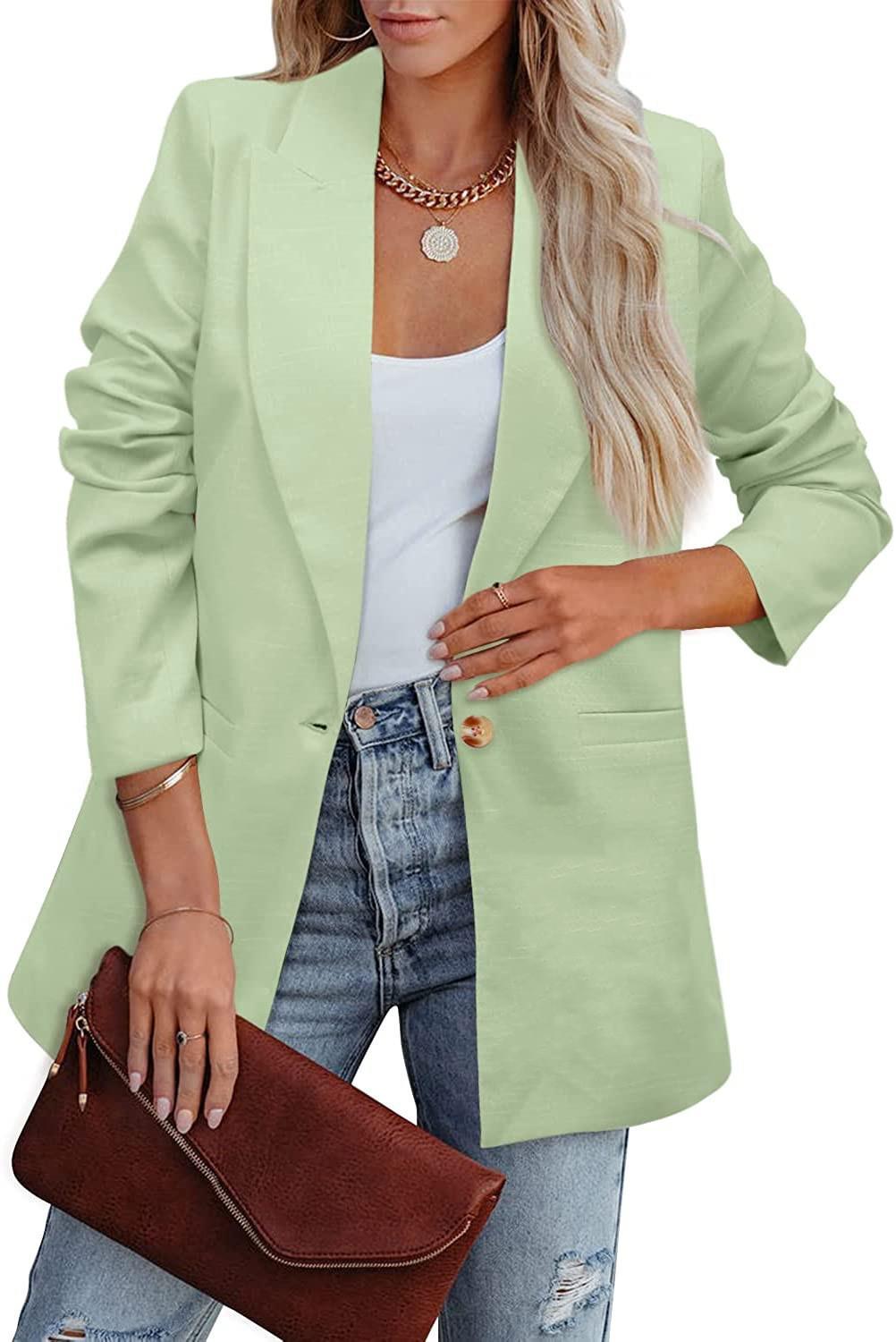Damer Elegant Fritidsblazer med Avslappnad Snitt och Två Fickor Mirla-Eva Jonsson