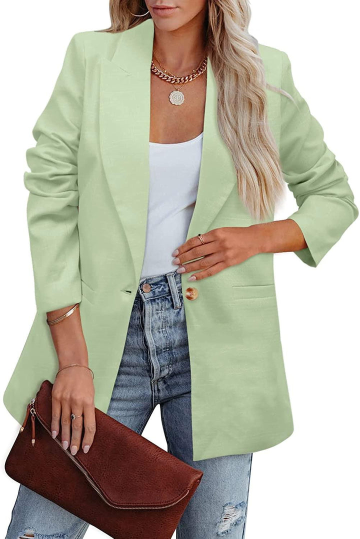 Damer Elegant Fritidsblazer med Avslappnad Snitt och Två Fickor Mirla-Eva Jonsson
