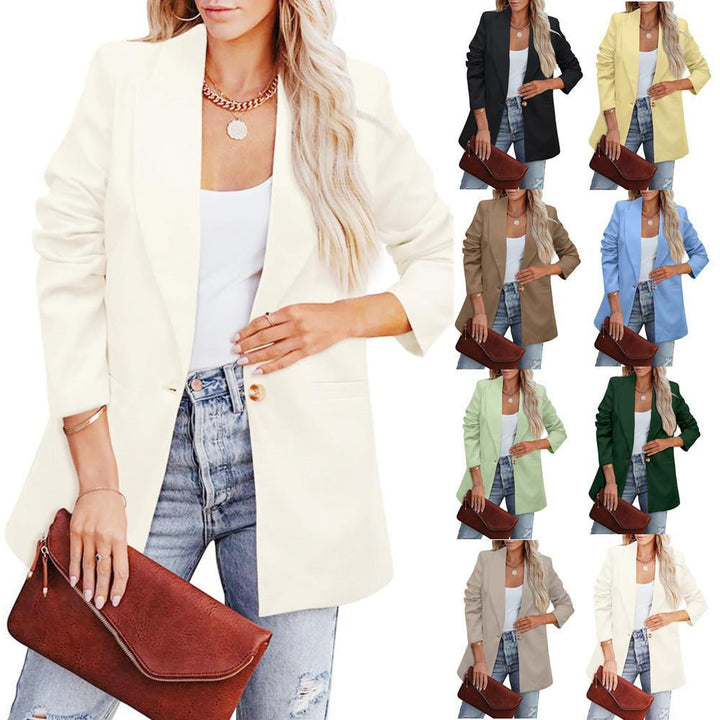 Damer Elegant Fritidsblazer med Avslappnad Snitt och Två Fickor Mirla-Eva Jonsson