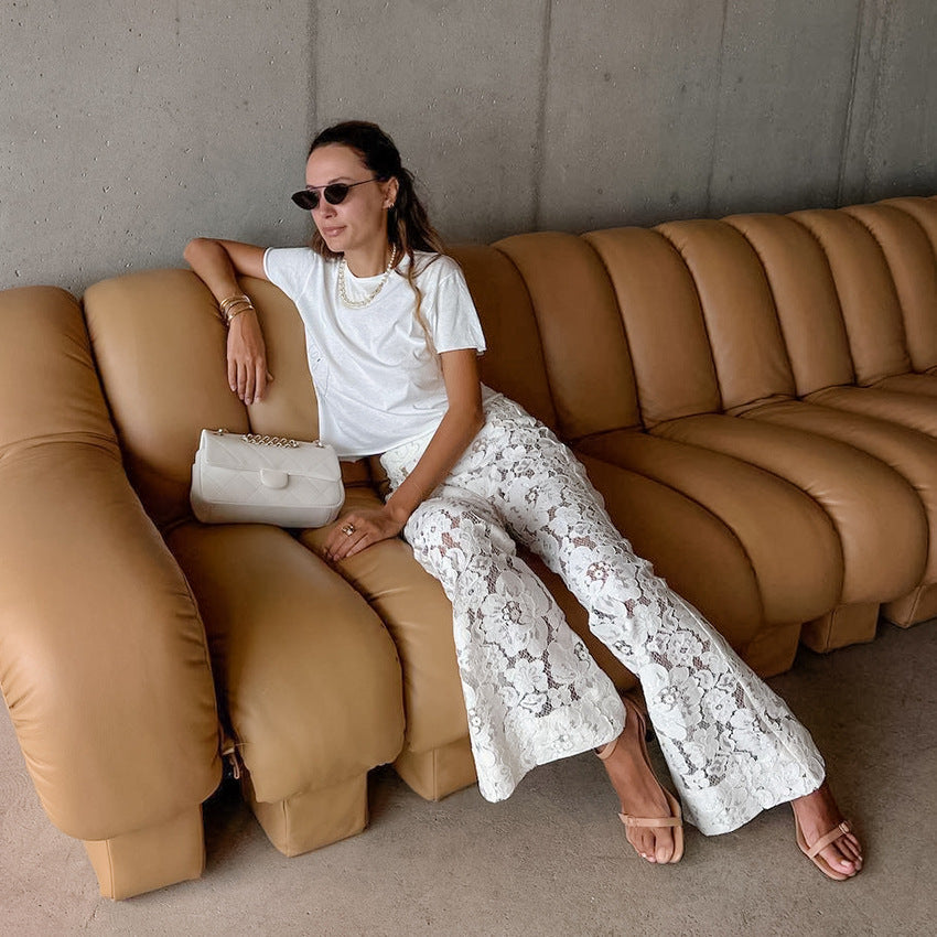 Damer Elegant Fritidsbyxor i Spets Mirla-Eva Jonsson