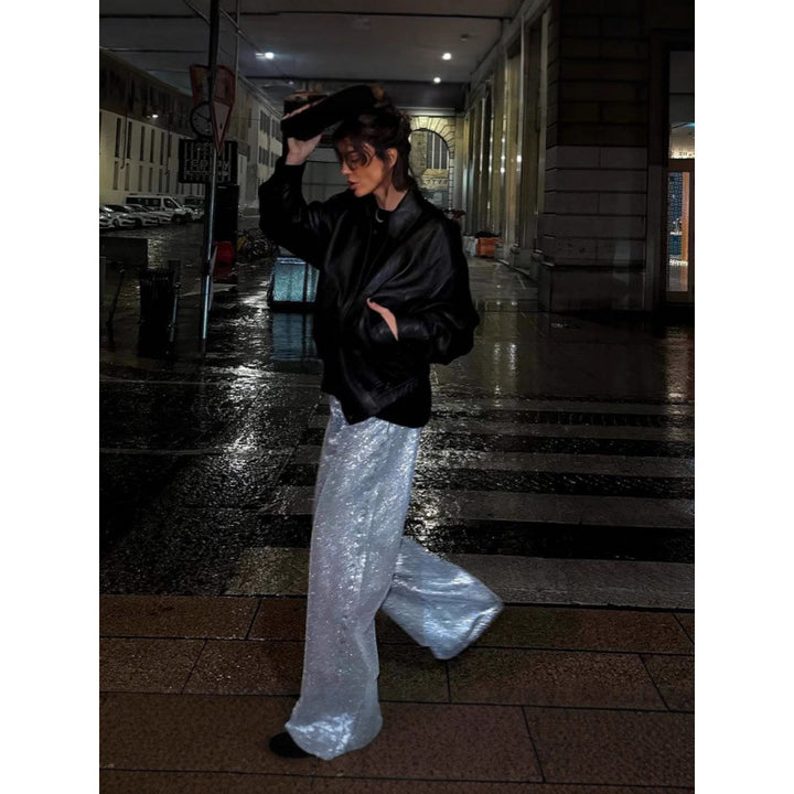 Damer Elegant Glitterbyxor Mirla-Eva Jonsson