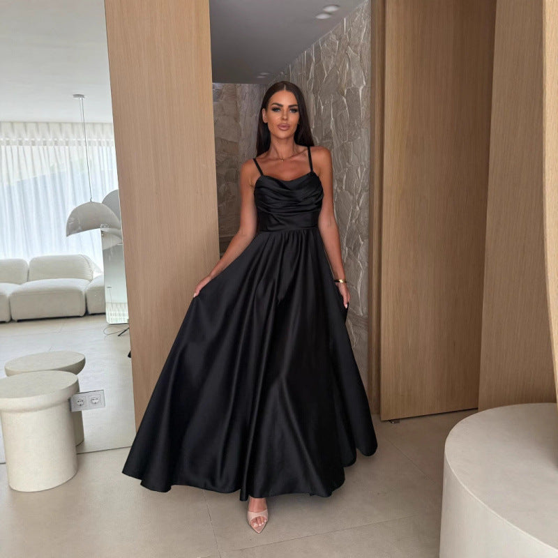 Damer Elegant Golvlångt Kvällsklänning Eva Jonsson-Eva Jonsson