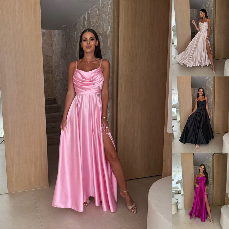 Damer Elegant Golvlångt Kvällsklänning Eva Jonsson-Eva Jonsson