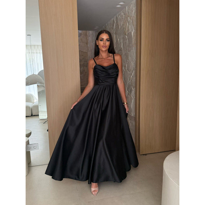 Damer Elegant Golvlångt Kvällsklänning Eva Jonsson-Eva Jonsson