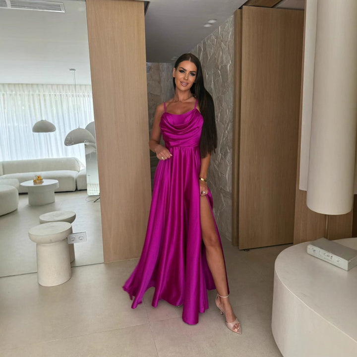 Damer Elegant Golvlångt Kvällsklänning Eva Jonsson-Eva Jonsson