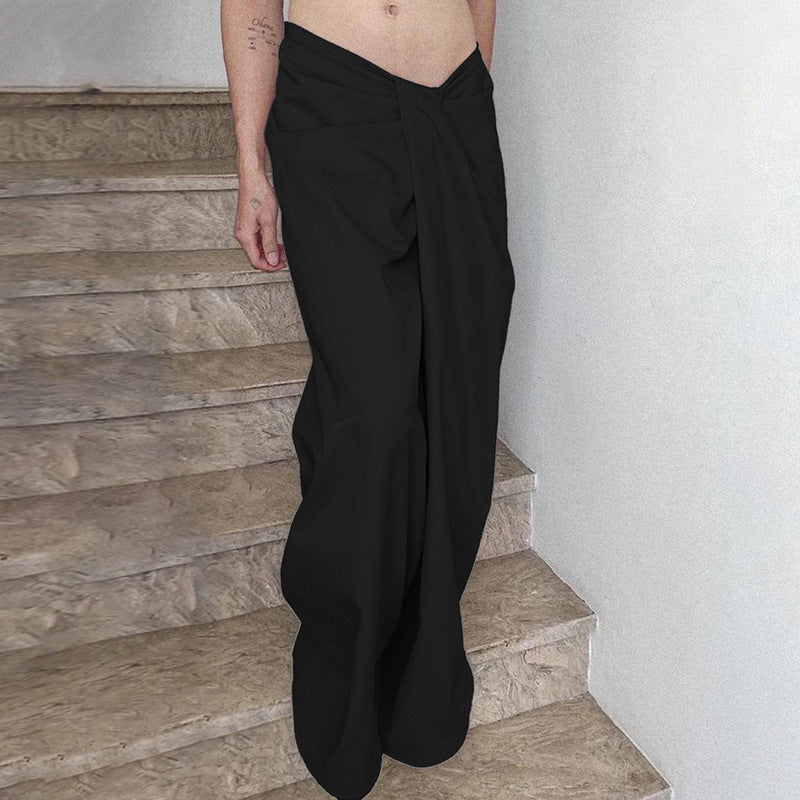 Damer Elegant Högmidjad Palazzo-byxor med Fåll Mirla-Eva Jonsson