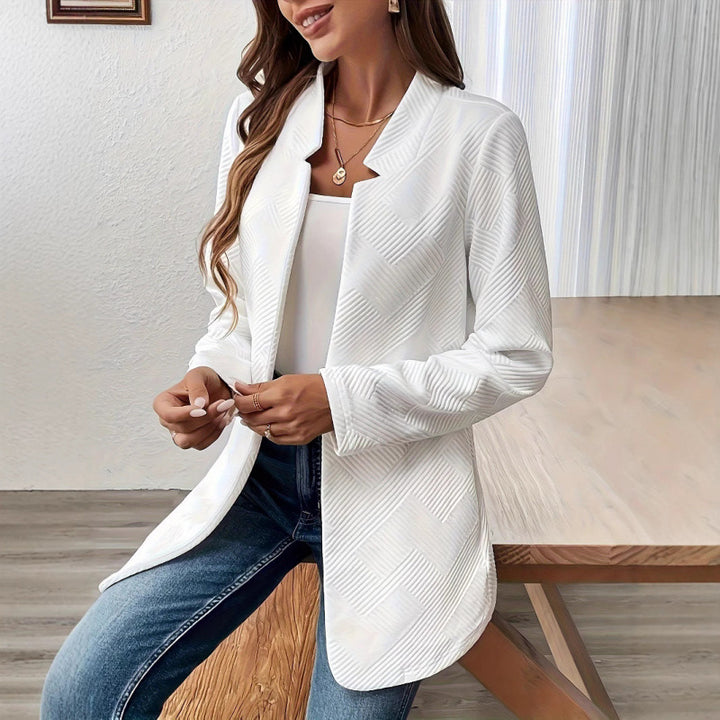 Damer Elegant Jacka i modern snitt med strukturerad design Mirla-Eva Jonsson