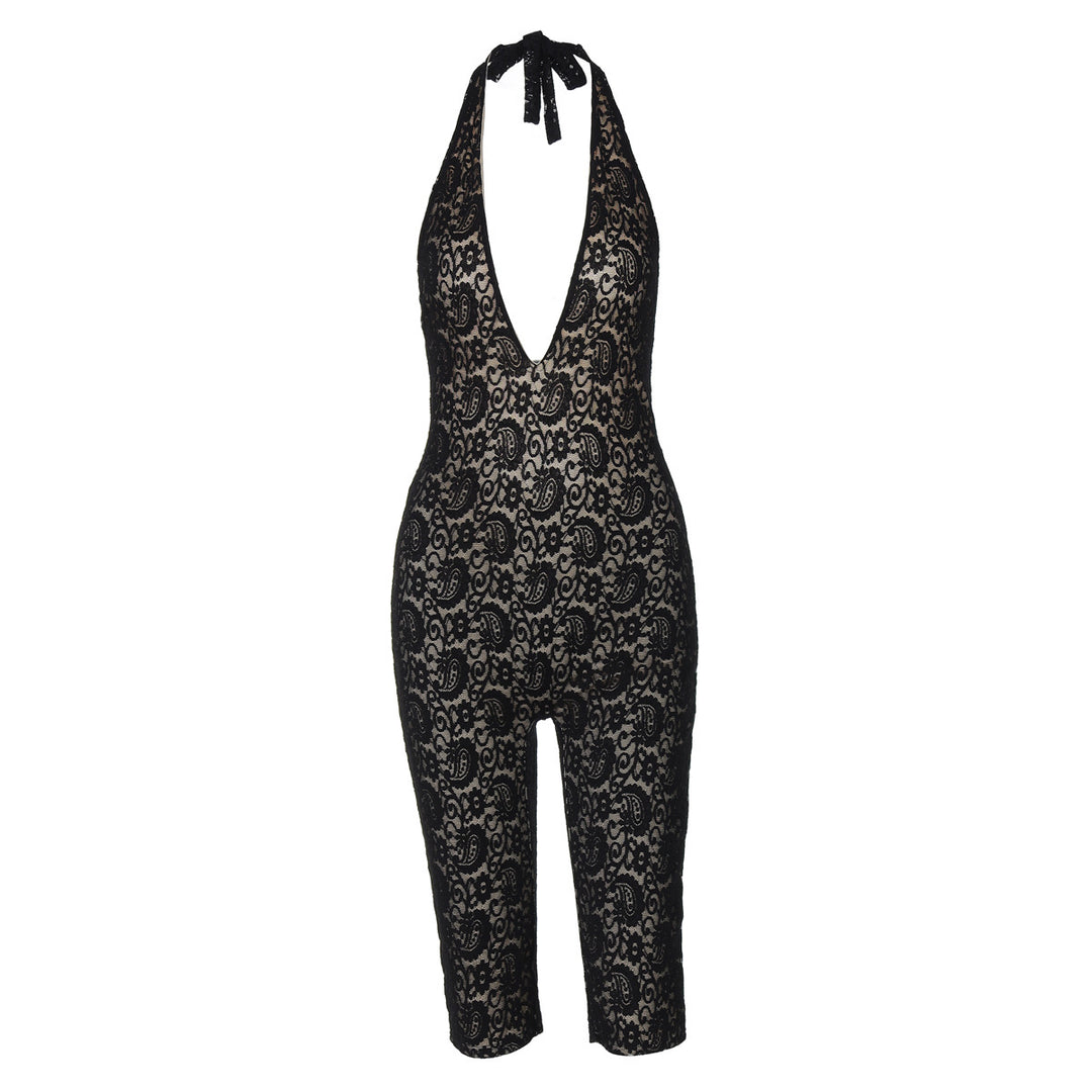 Damer Elegant Jumpsuit av fin spets Mirla-Eva Jonsson