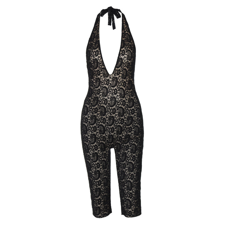 Damer Elegant Jumpsuit av fin spets Mirla-Eva Jonsson