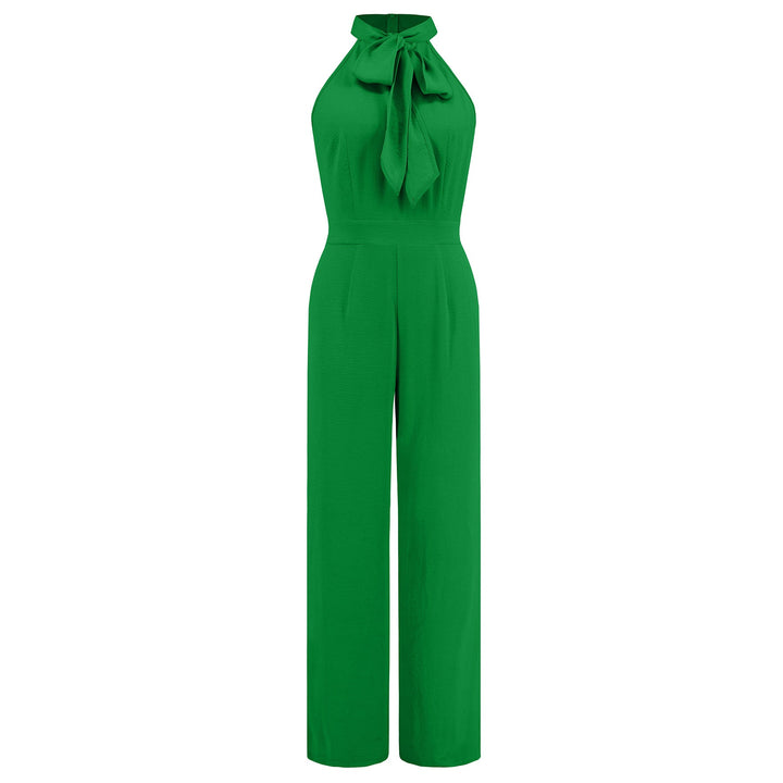 Damer Elegant Jumpsuit med Slipskrage Mirla-Eva Jonsson