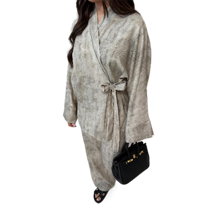 Damer Elegant Jumpsuit med figursydd silhuett och avslappnad bälte Mirla-Eva Jonsson