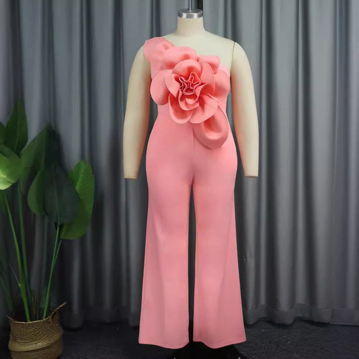 Damer Elegant Jumpsuit med florala applikationer Mirla-Eva Jonsson