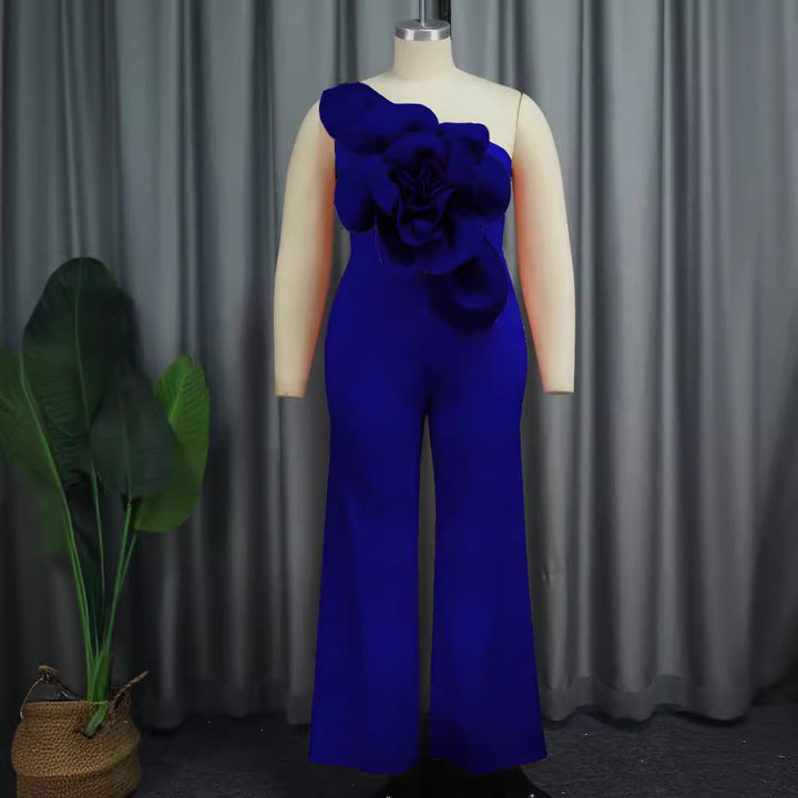 Damer Elegant Jumpsuit med florala applikationer Mirla-Eva Jonsson