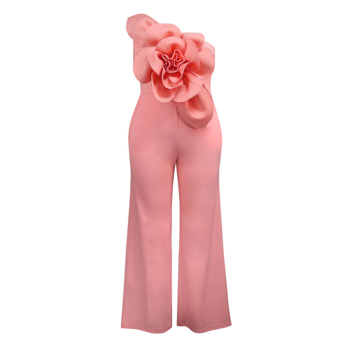 Damer Elegant Jumpsuit med florala applikationer Mirla-Eva Jonsson