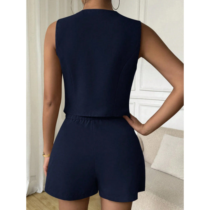 Damer Elegant Jumpsuit med klassisk skärning och modiga knappar Mirla-Eva Jonsson