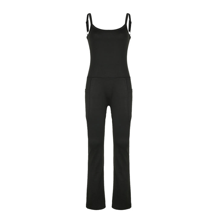Damer Elegant Jumpsuit med strapless överdel och praktiska fickor Mirla-Eva Jonsson
