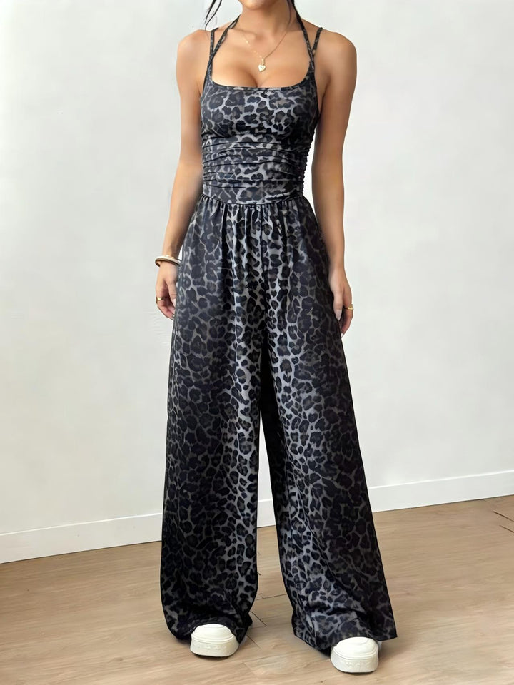 Damer Elegant Jumpsuit med vida ben och spagettiband Mirla-Eva Jonsson