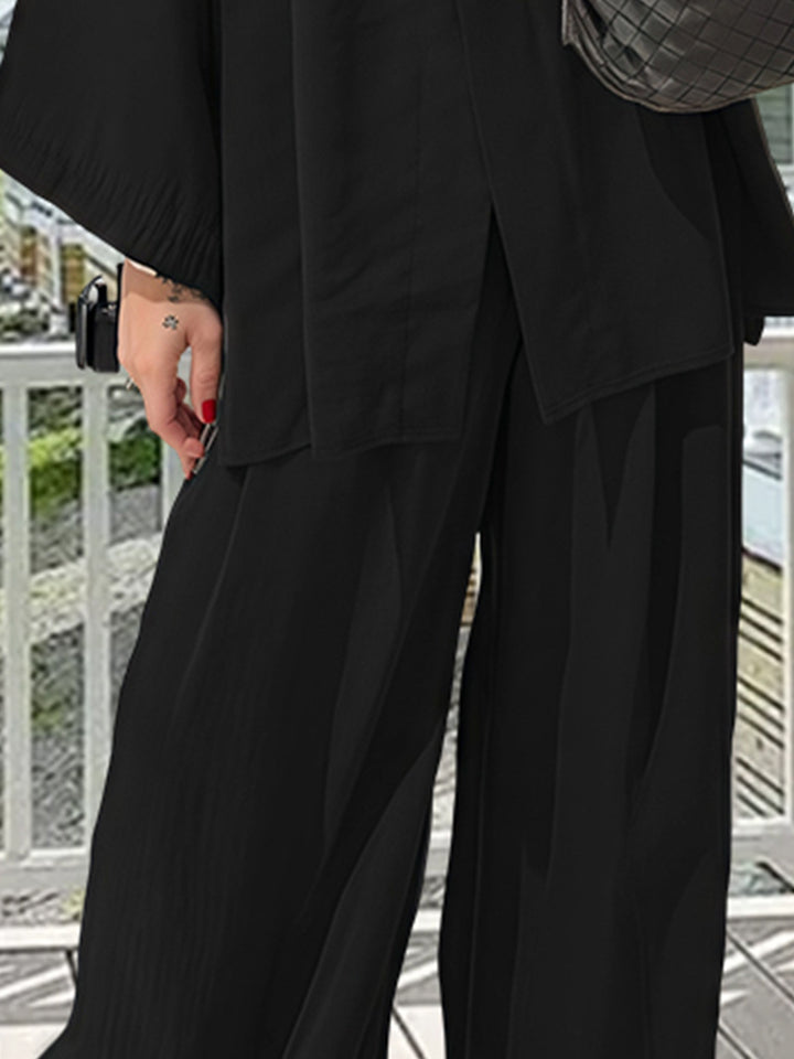 Damer Elegant Kimono-Jacka med vida ärmar och lös passform Eva Jonsson-Eva Jonsson