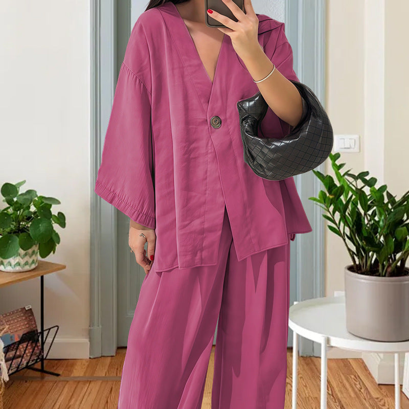 Damer Elegant Kimono-Jacka med vida ärmar och lös passform Eva Jonsson-Eva Jonsson