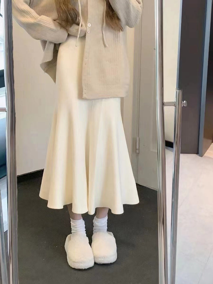 Damer Elegant Kofta Set med Kontrastdetaljer och Knäppning Mirla-Eva Jonsson