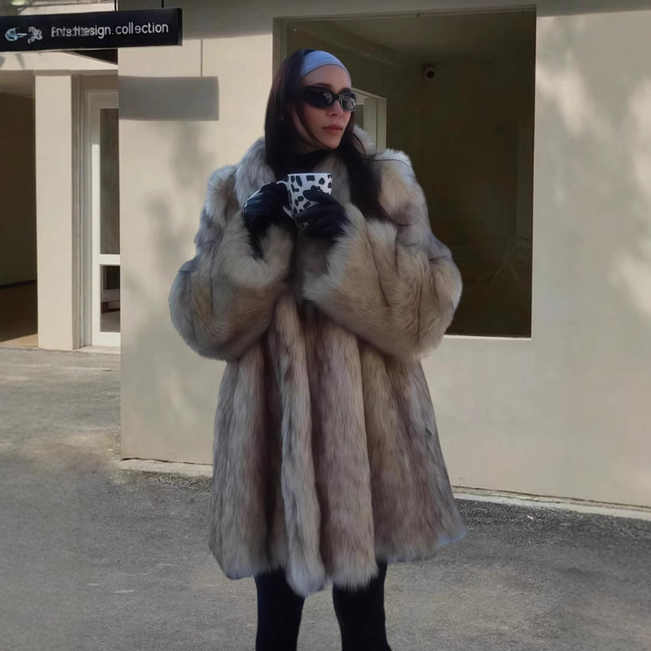 Damer Elegant Konstpälsjacka Mirla-Eva Jonsson