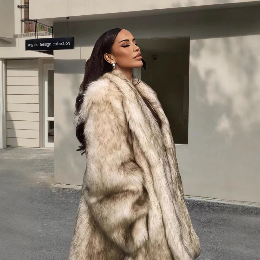 Damer Elegant Konstpälsjacka Mirla-Eva Jonsson