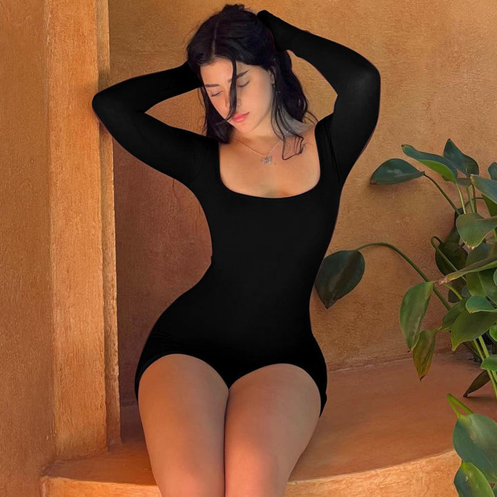 Damer Elegant Långärmad Bodysuit Eva Jonsson-Eva Jonsson