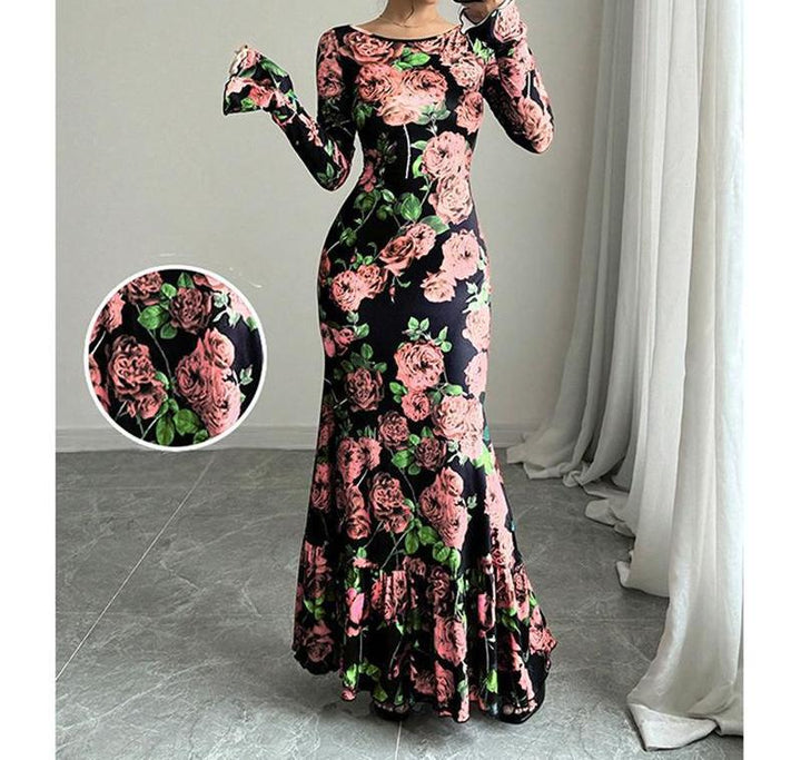 Damer Elegant Långärmad Bröllopsklänning Mirla-Eva Jonsson