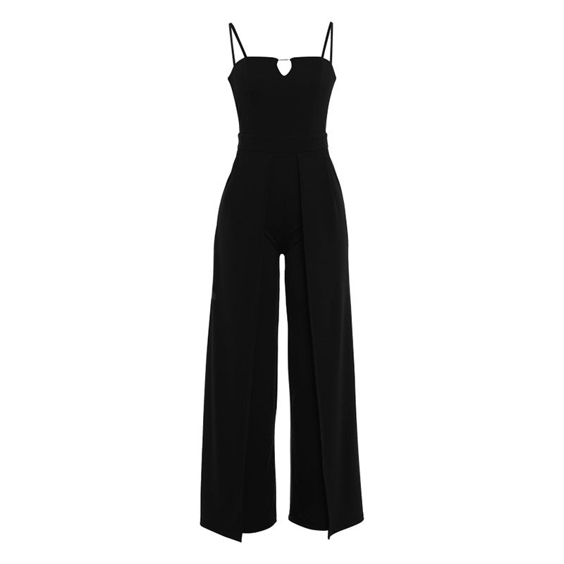 Damer Elegant Långärmad Overall med hög krage och sidoflik Mirla-Eva Jonsson