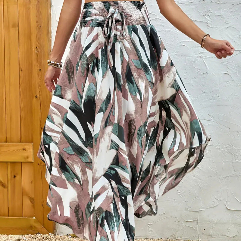Damer Elegant Maxikjol med modernt Chevron-mönster Mirla-Eva Jonsson