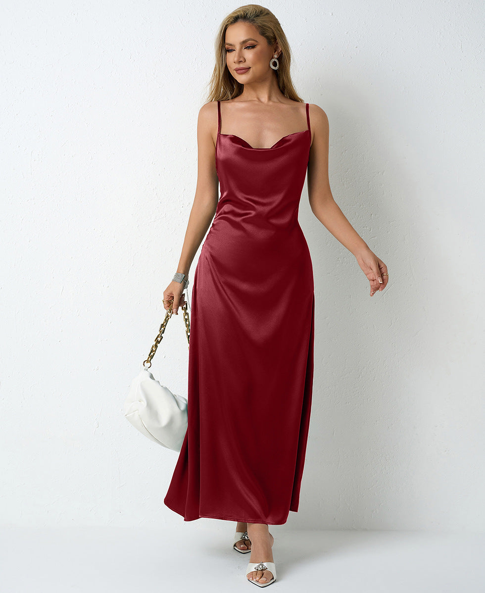 Damer Elegant Maxikjol med snygg Halter-neck-design Mirla-Eva Jonsson