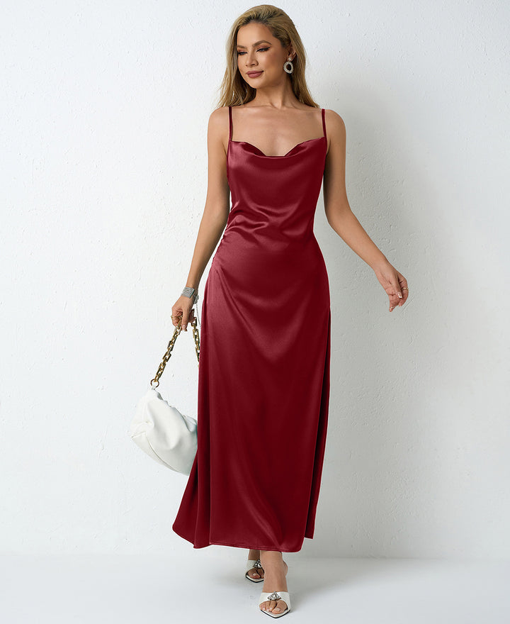 Damer Elegant Maxikjol med snygg Halter-neck-design Mirla-Eva Jonsson