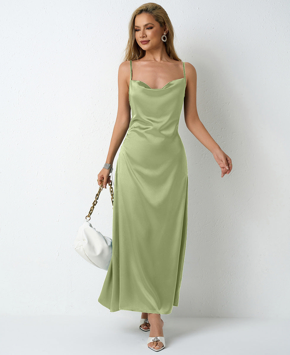 Damer Elegant Maxikjol med snygg Halter-neck-design Mirla-Eva Jonsson