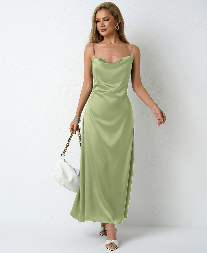 Damer Elegant Maxikjol med snygg Halter-neck-design Mirla-Eva Jonsson