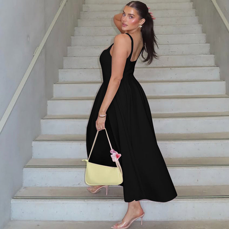 Damer Elegant Maxiklänning med A-linje och breda band Mirla-Eva Jonsson