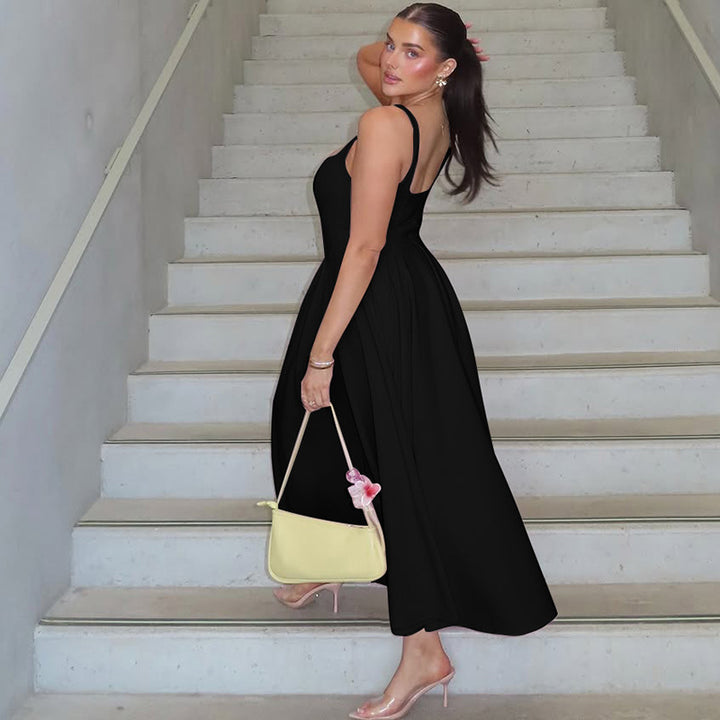 Damer Elegant Maxiklänning med A-linje och breda band Mirla-Eva Jonsson