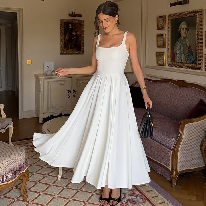 Damer Elegant Maxiklänning med A-linje och breda band Mirla-Eva Jonsson