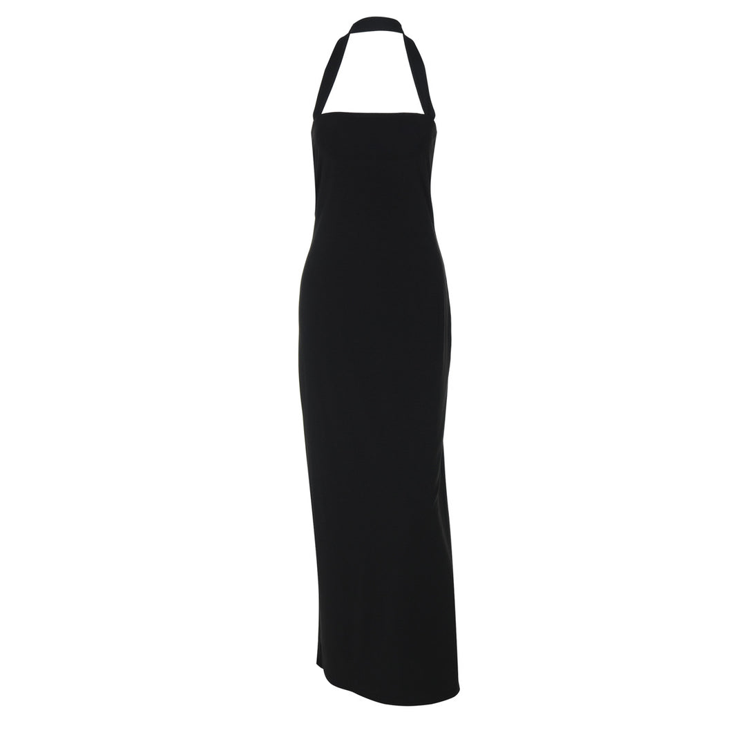 Damer Elegant Maxiklänning med Halterneck och figurnära snitt Mirla-Eva Jonsson