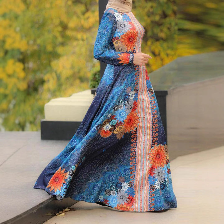 Damer Elegant Maxiklänning med blommiga detaljer Mirla-Eva Jonsson