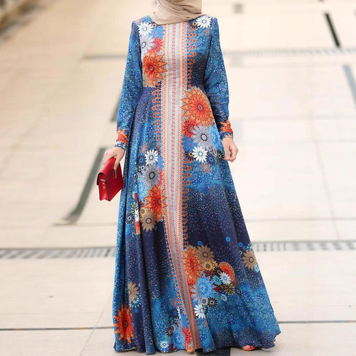 Damer Elegant Maxiklänning med blommiga detaljer Mirla-Eva Jonsson
