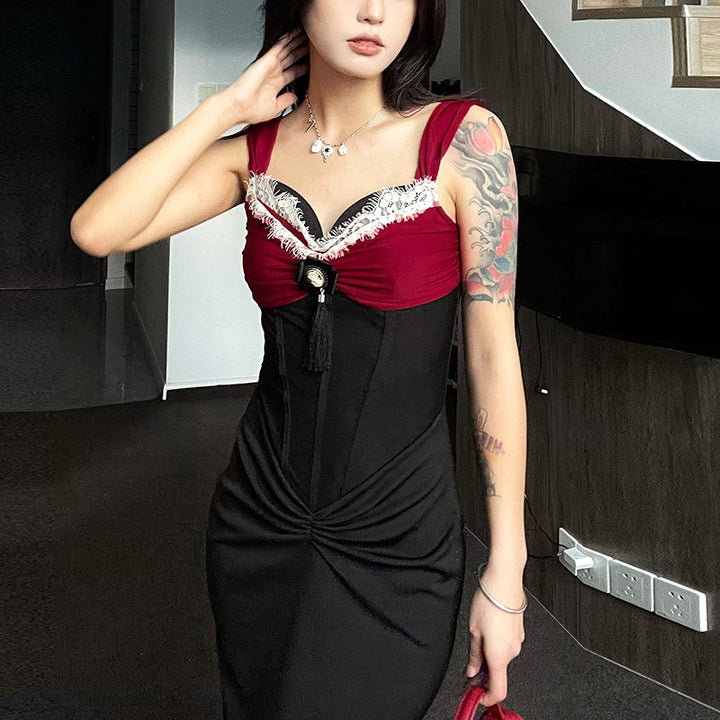 Damer Elegant Maxiklänning med dekadent Bustier-överdel och dekorerade detaljer Mirla-Eva Jonsson