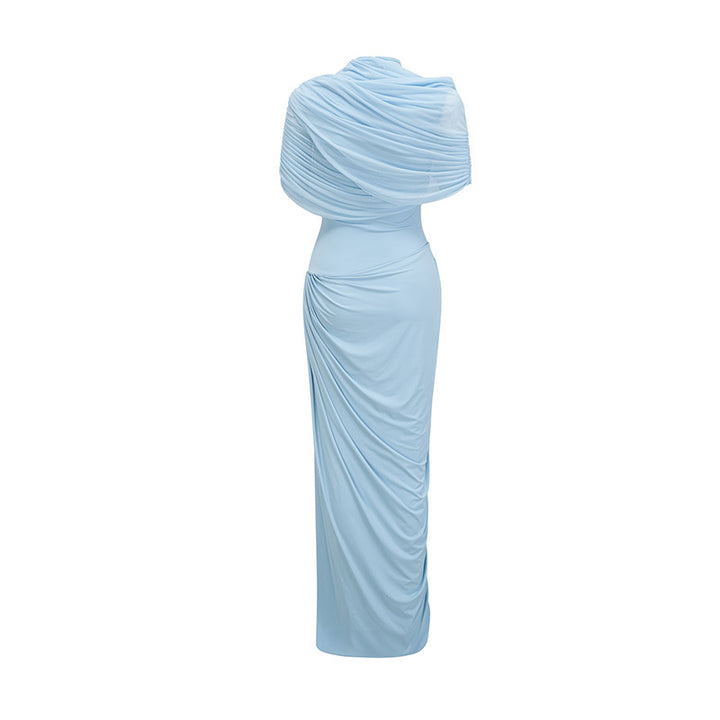 Damer Elegant Maxiklänning med dekorativa draperingar Mirla-Eva Jonsson
