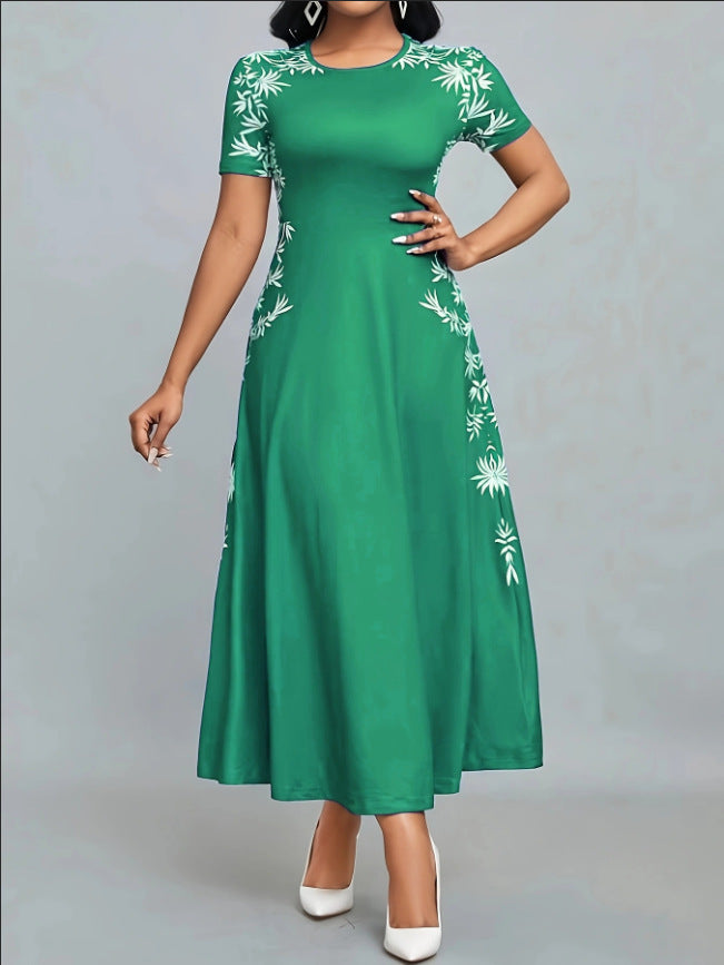 Damer Elegant Maxiklänning med florala broderier Mirla-Eva Jonsson