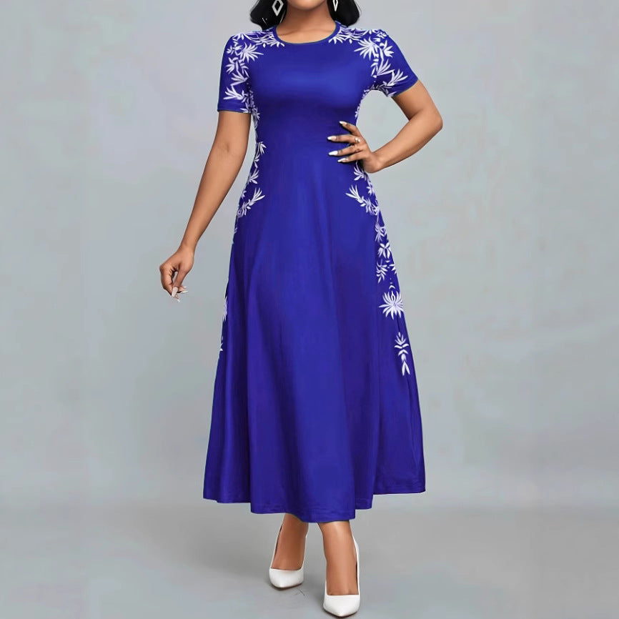 Damer Elegant Maxiklänning med florala broderier Mirla-Eva Jonsson