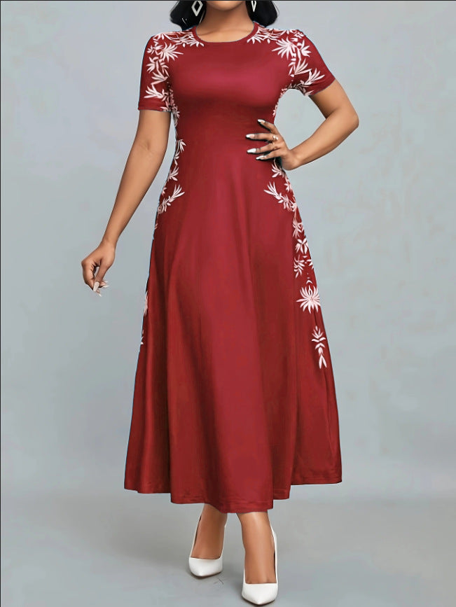Damer Elegant Maxiklänning med florala broderier Mirla-Eva Jonsson