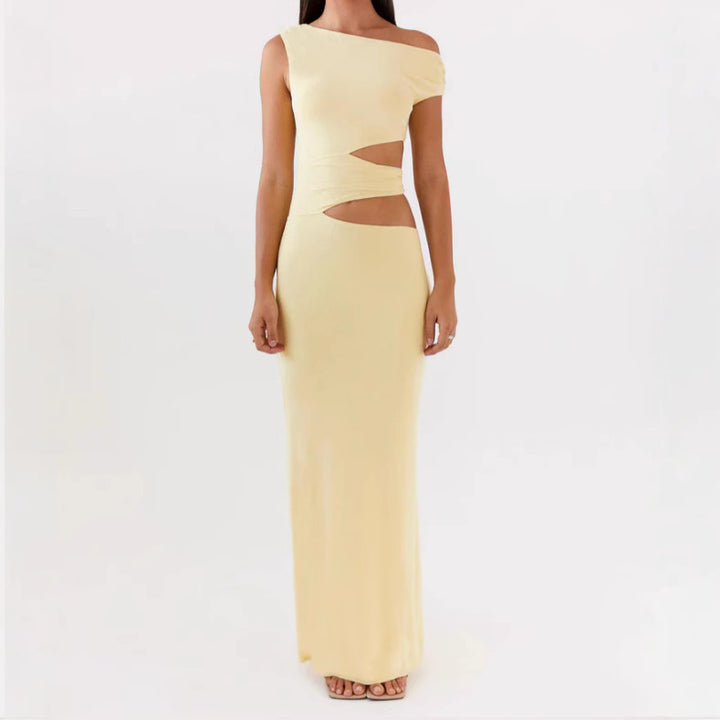 Damer Elegant Maxiklänning med raffinerade cut-out-detaljer och figurnära passform Eva Jonsson-Eva Jonsson