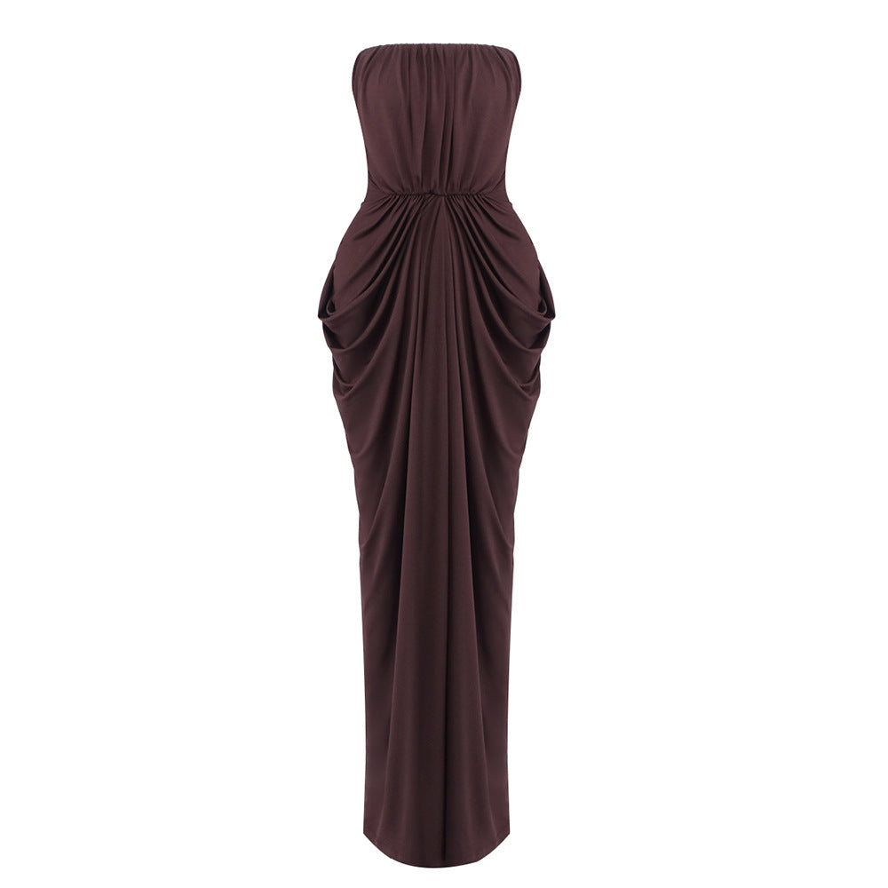Damer Elegant Maxiklänning med raffinerade draperingar Mirla-Eva Jonsson