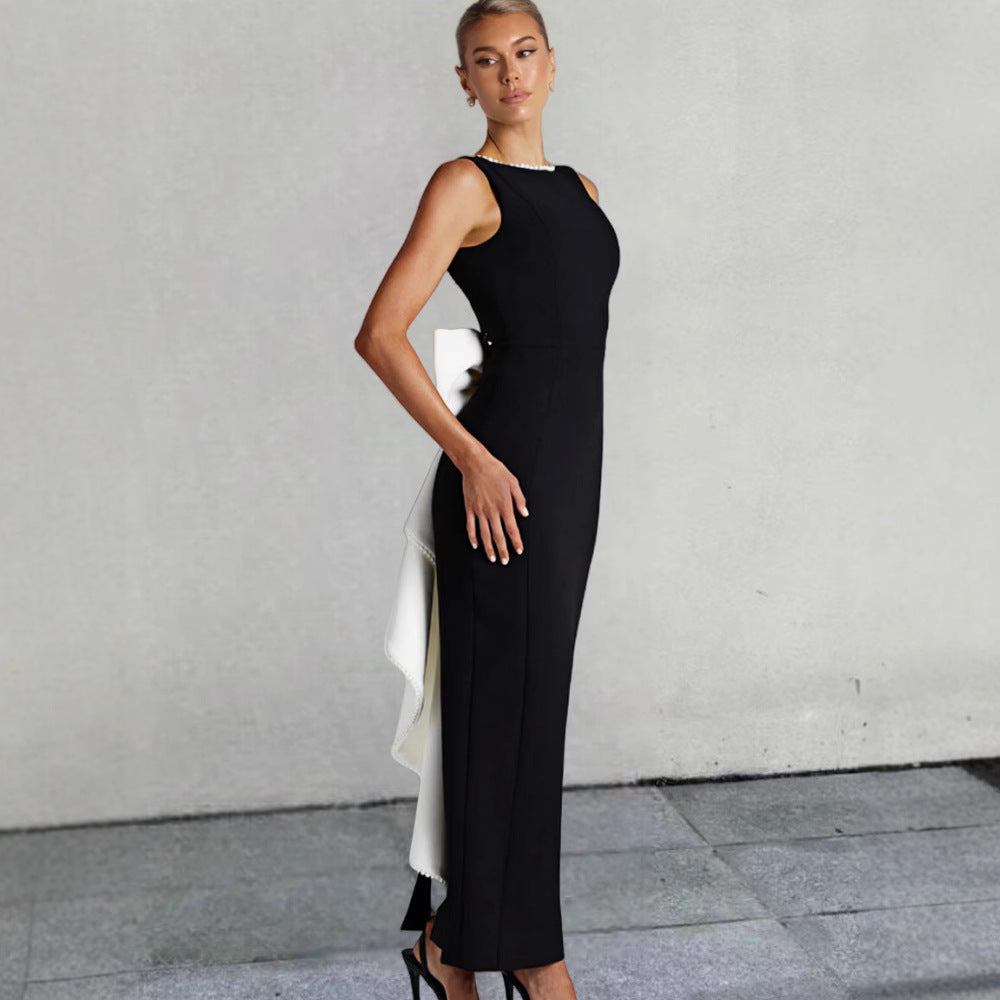 Damer Elegant Maxiklänning med strukturerad silhuett och stilfull design Mirla-Eva Jonsson